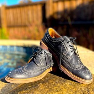 Florsheim Men Size 8.5 Blue/Black Dress Casual Shoe EUC